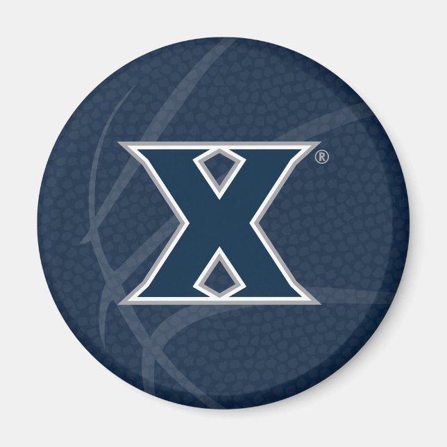 Xavier University State Basketball Magnet (Front)