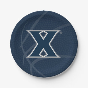 Xavier University State Basketball Paper Plates