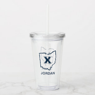 Xavier University State Love Acrylic Tumbler