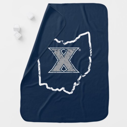 Xavier University State Love Baby Blanket