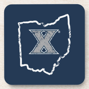 Xavier University State Love Beverage Coaster
