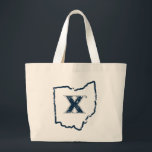 Xavier University State Love Large Tote Bag<br><div class="desc">Check out these Xavier University Mark designs! Show off your Xavier University Pride with these new University products. These make the perfect gifts for the Xavier student, alumni, family, friend or fan in your life. All of these Zazzle products are customizable with your name, class year, or club. Go Musketeers!...</div>