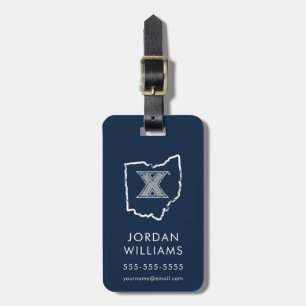 Xavier University State Love Luggage Tag