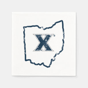 Xavier University State Love Napkins