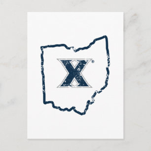 Xavier University State Love Postcard