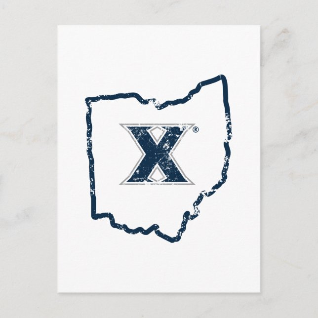 Xavier University State Love Postcard (Front)