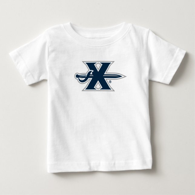 Xavier University Sword Logo Baby T-Shirt (Front)