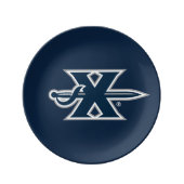 Xavier University Sword Logo Dinner Plate (Front)