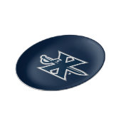 Xavier University Sword Logo Dinner Plate (Side)