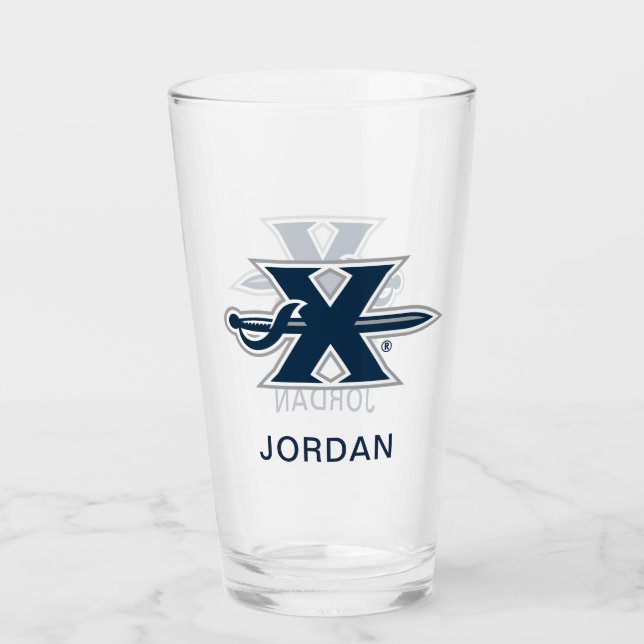 Xavier University Sword Logo Glass (Front)