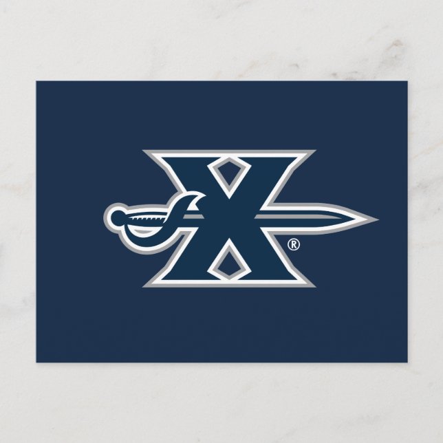 Xavier University Sword Logo Invitation Postcard (Front)