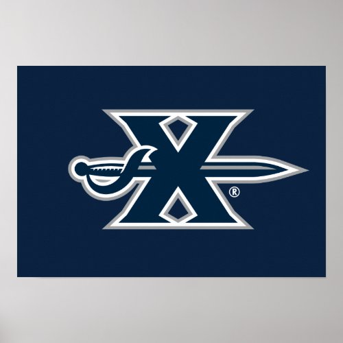 Xavier University Sword Logo Poster