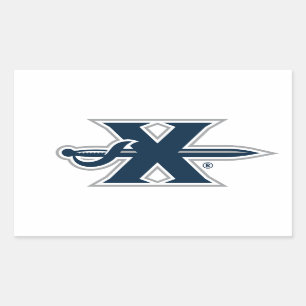 Xavier University Sword Logo Rectangular Sticker