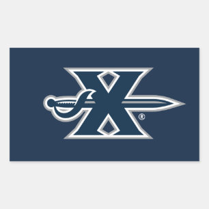 Xavier University Sword Logo Rectangular Sticker