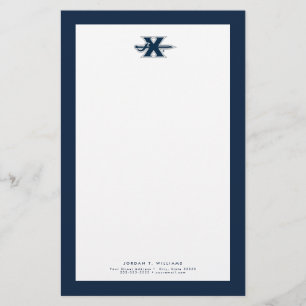 Xavier University Sword Logo Stationery