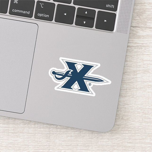 Xavier University Sword Logo Sticker (Detail)