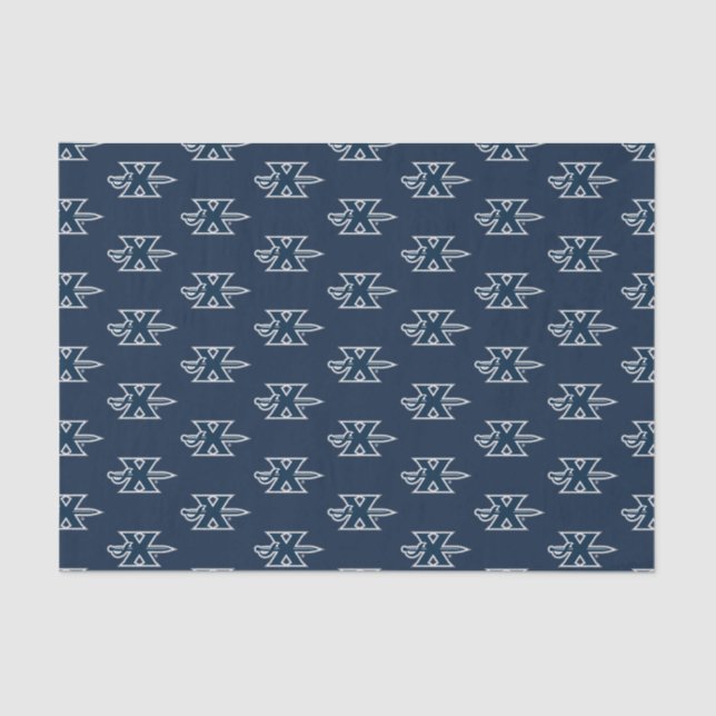 Xavier University Sword Logo Tissue Paper (Front)