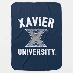 Xavier University Vintage Baby Blanket