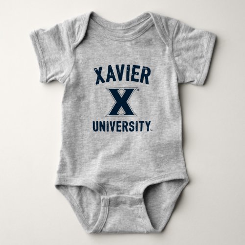 Xavier University Vintage Baby Bodysuit
