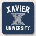 Xavier University Vintage Beverage Coaster<br><div class="desc">Check out these Xavier University Mark designs! Show off your Xavier University Pride with these new University products. These make the perfect gifts for the Xavier student, alumni, family, friend or fan in your life. All of these Zazzle products are customizable with your name, class year, or club. Go Musketeers!...</div>