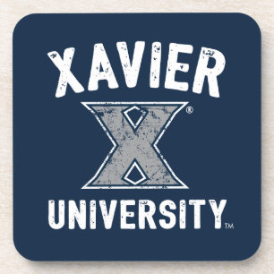 Xavier University Vintage Beverage Coaster