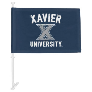 Xavier University Vintage Car Flag