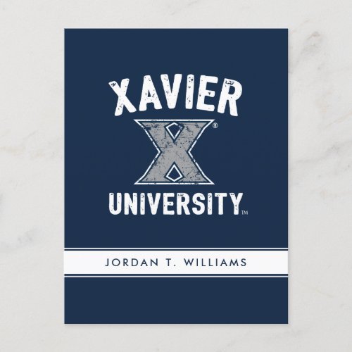 Xavier University Vintage Invitation Postcard