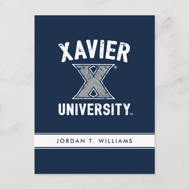Xavier University Vintage Invitation Postcard (Front)