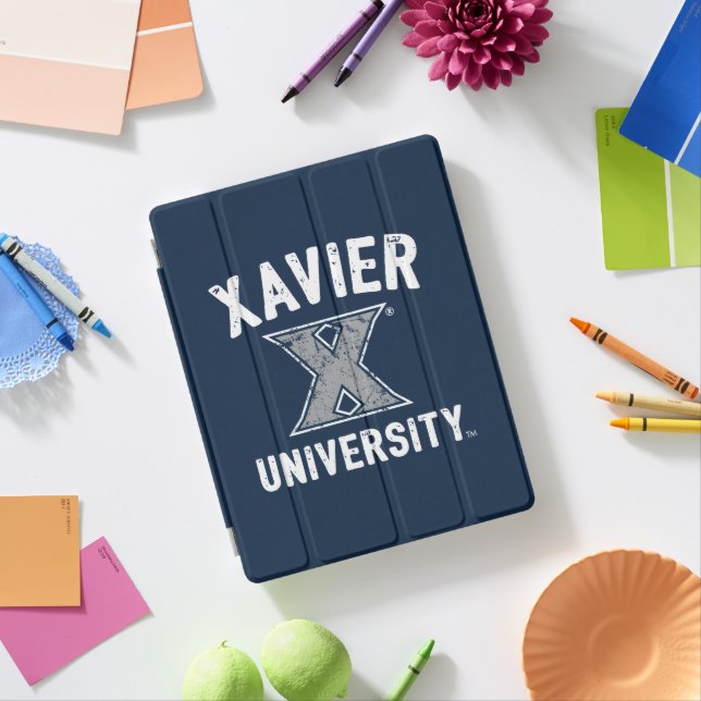 Xavier University Vintage iPad Smart Cover (In Situ)