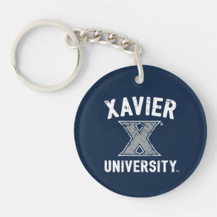 Xavier University Vintage Keychain