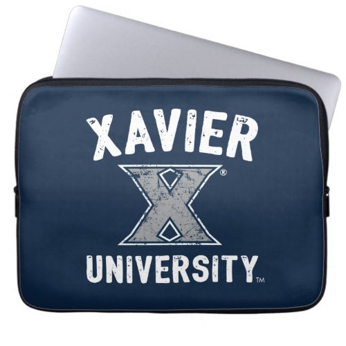 Xavier University Vintage Laptop Sleeve