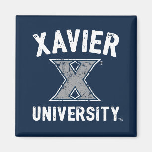 Xavier University Vintage Magnet