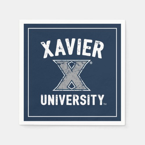 Xavier University Vintage Napkins