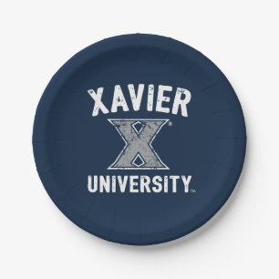 Xavier University Vintage Paper Plates