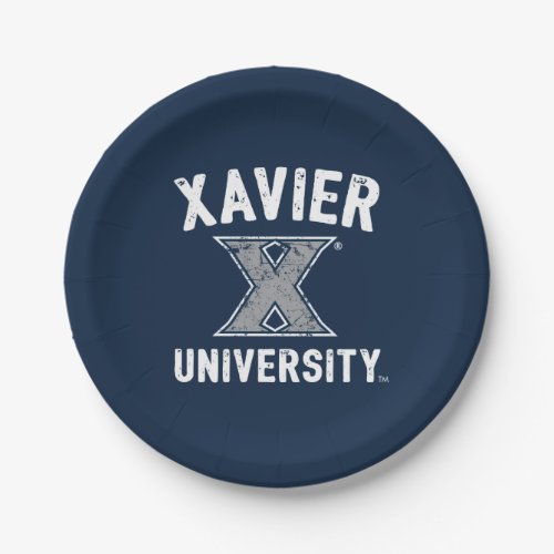 Xavier University Vintage Paper Plates