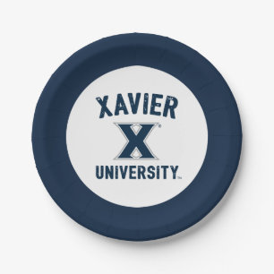 Xavier University Vintage Paper Plates