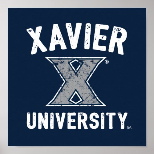 Xavier University Vintage Poster