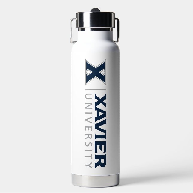 Xavier University Water Bottle (Front)