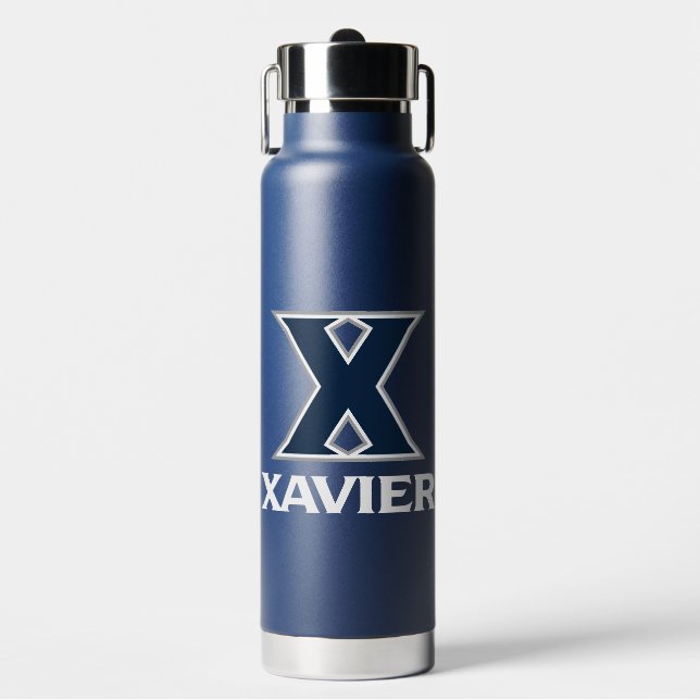 Xavier University Water Bottle (Front)