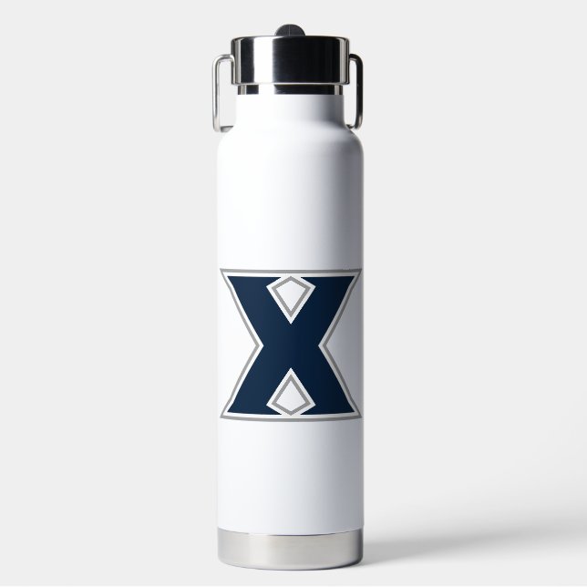 Xavier University Water Bottle (Front)