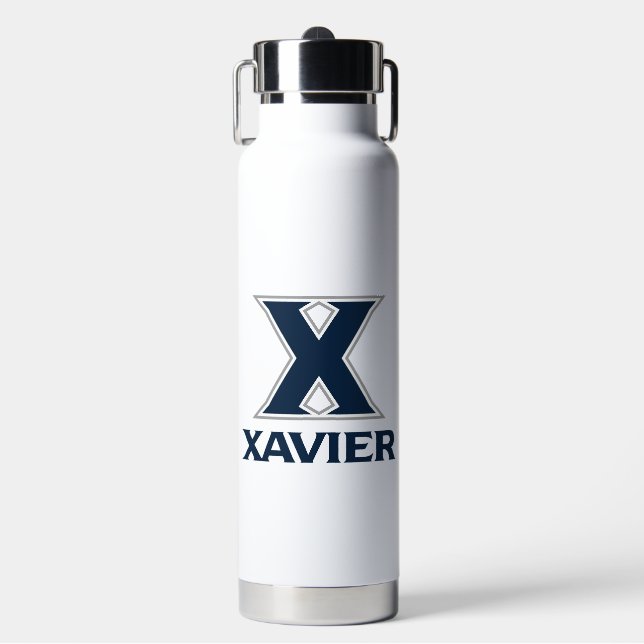 Xavier University Water Bottle (Front)