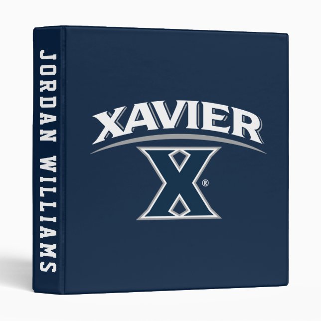 Xavier University X 3 Ring Binder (Front/Spine)