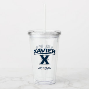 Xavier University X Acrylic Tumbler