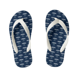 Xavier University X Kid's Flip Flops