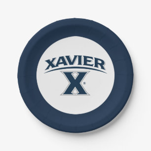 Xavier University X Paper Plates