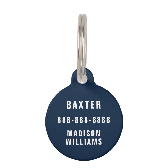 Xavier University X Pet ID Tag