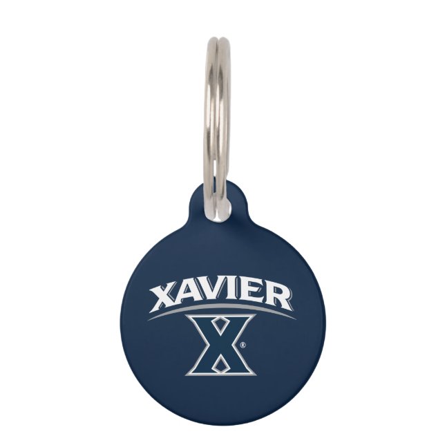 Xavier University X Pet ID Tag (Front)