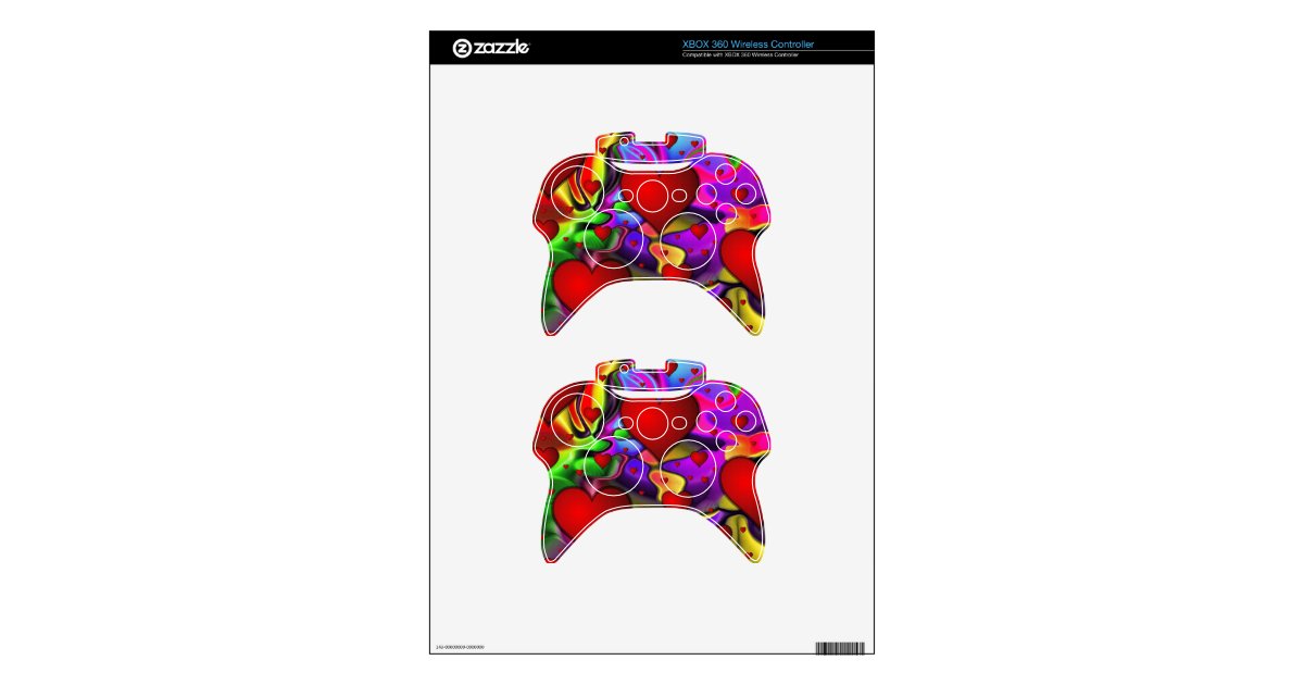 xbox 360 controller skin template zazzlecom