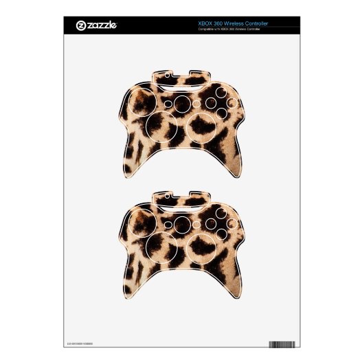 xbox 360 Controller Skin Template Animal Print (Product)