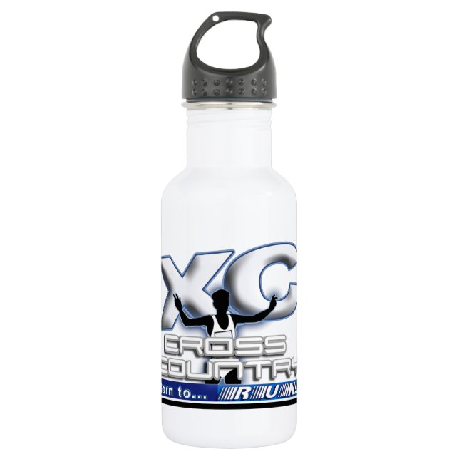 XC BORN TO RUN CROSS COUNTRY LOGO WATER BOTTLE (Front)